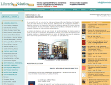 Tablet Screenshot of libreriadenautica.com